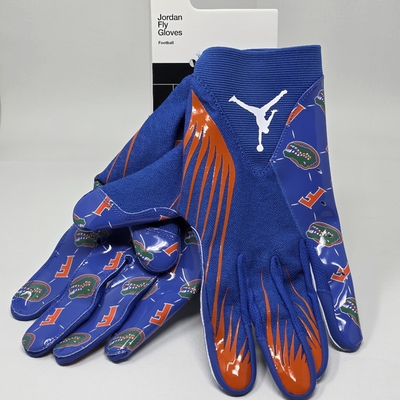 Jordan Fly Size 3XL Gloves NCAA Team Issue Florida Gators Receiver PE FN5458-417 - Picture 1 of 8